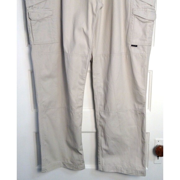 Tru Spec Tactical Pants Mn 40x32 Ivory Cargo Canvas Relaxed Work Utility Outdoor - Picture 3 of 10